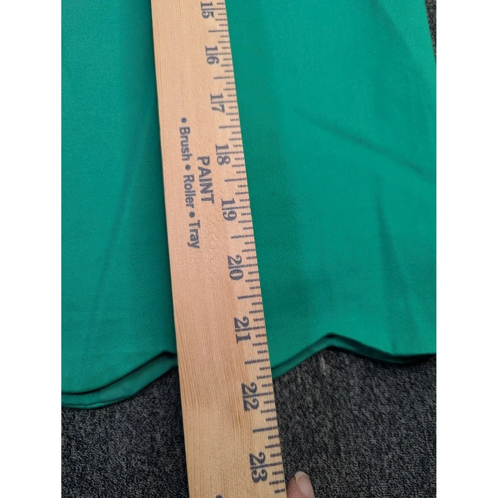J.Crew Womens Green Scalloped‎ Hem Pencil Skirt Size 4 Stretch Cotton Blend